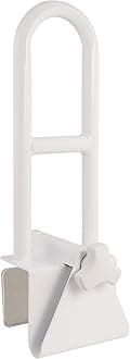 Vaunn Medical Adjustable Bathtub Safety Rail Shower Grab Bar Handle