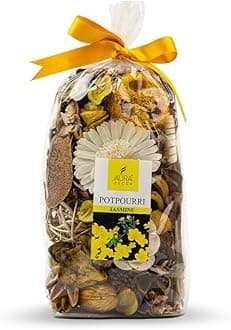 AuraDecor 150gm Dried Natural Fragrance Potpourri with Petals & Buds (Night Jasmine)