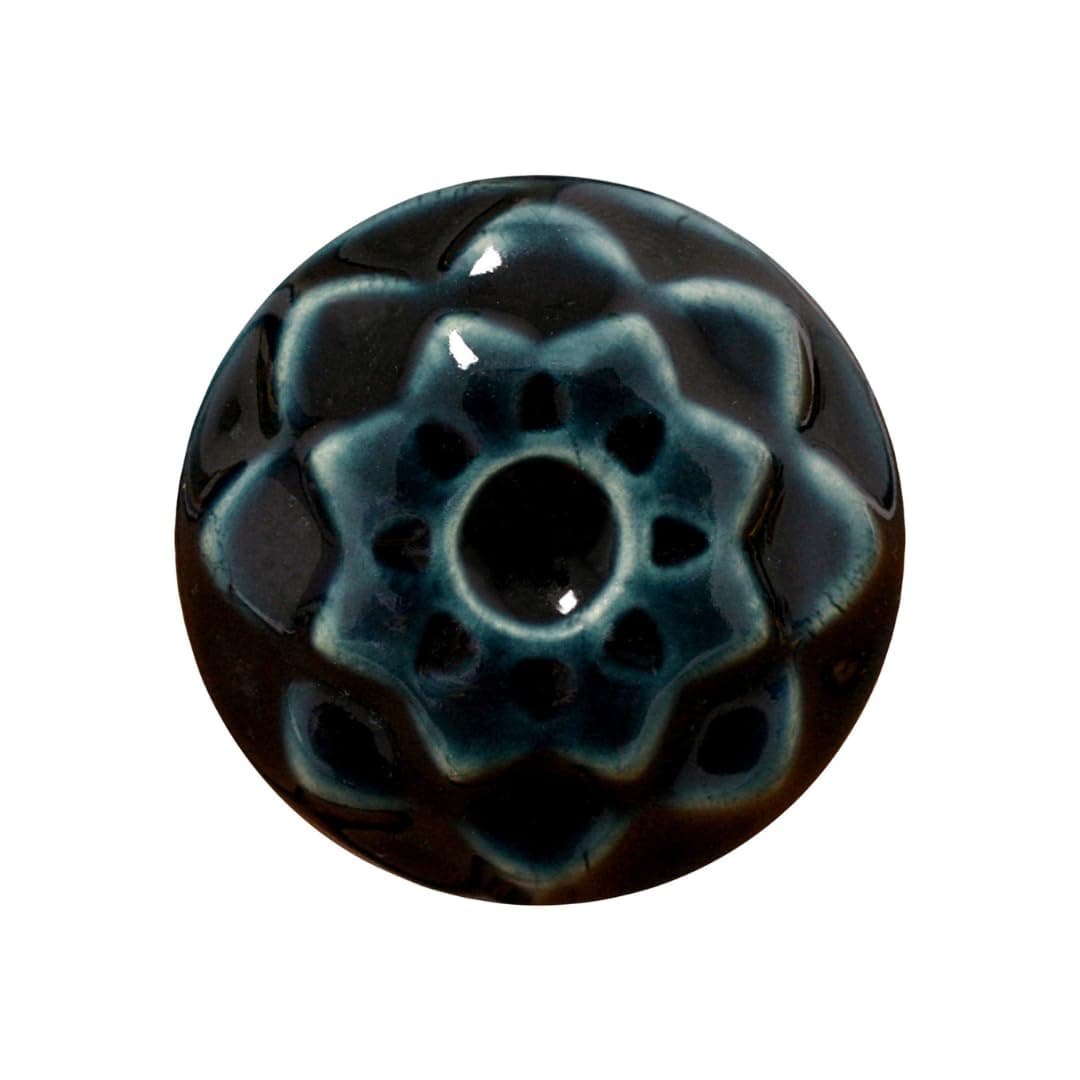 Celadon C-27 Storm Navy Blue High Fire Transparent Gloss Glaze Pint, 16 oz. (473 mL), 100% Mixable Mid-High Fire Cone 5-6 (C) Liquid Ceramic Pottery Glaze for Bisque