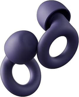 LoopQuiet 2 Ear Plugs – Ultra-Comfy Reusable Noise-Reducing Earplugs for Sleep, Deep Focus, Travel, Noise Sensitivity | Flexible Hearing Protection | Customizable Fit | 24dB (SNR) Noise Reduction