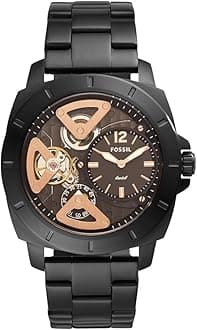 Fossil Privateer Twist Black Stainless Steel Watch - BQ2788