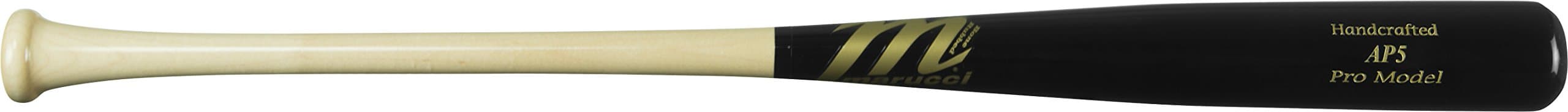 Marucci AP5 Albert Pujols Pro Model Wood Base Bat, Natural/Black, 31-Inch/29-Ounce