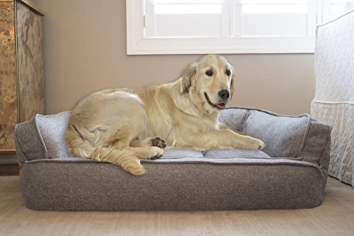 Arlee Memory Foam Sofa Style Pet Bed
