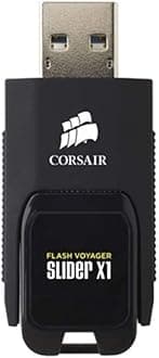 CORSAIR USB3.0 Flash / USBメモリ Voyager Slider Series キャップレスモデル CMFSL3X1-64GB