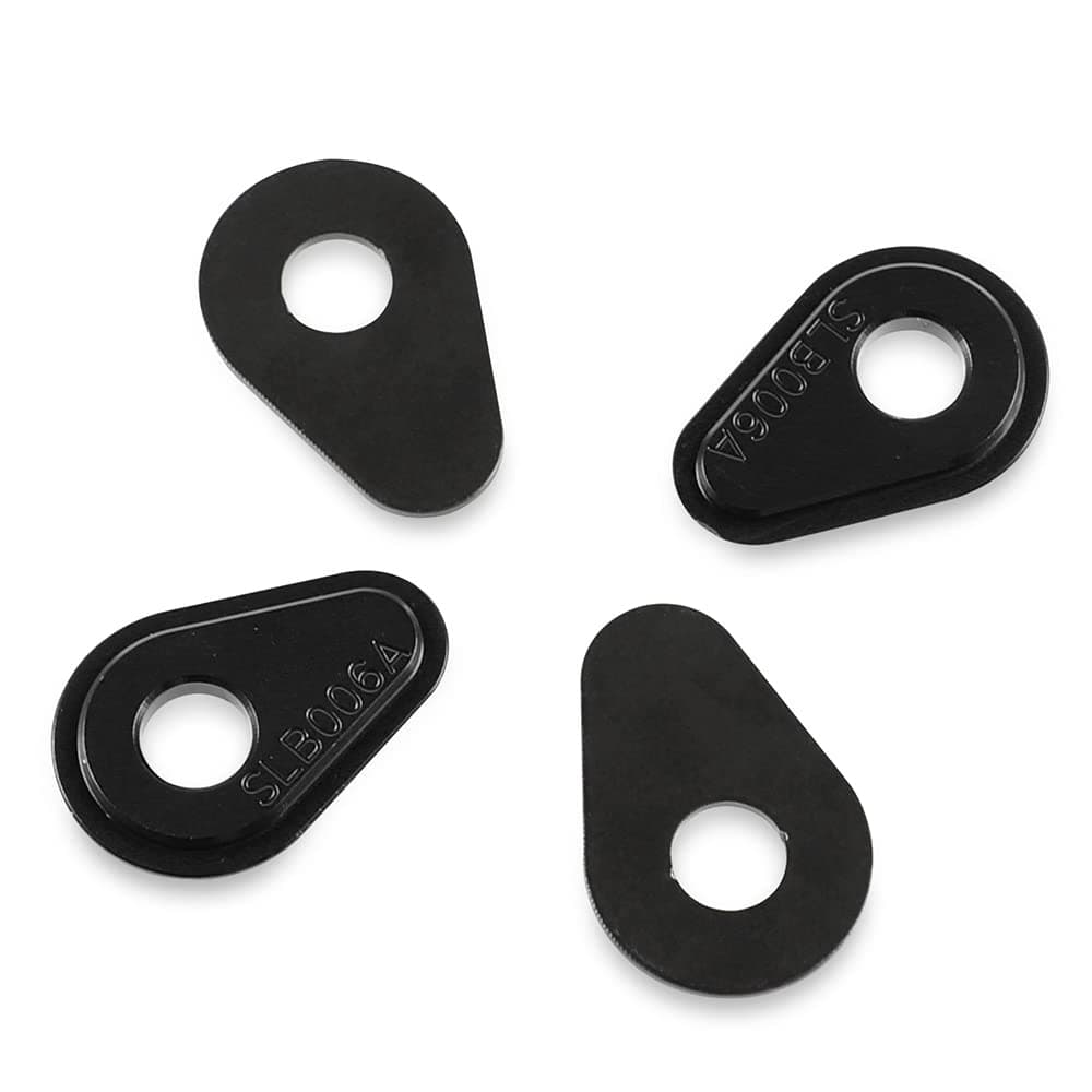 Turn Signal Adapters Spacers for Front or Rear Stalk Type Indicators for MT01 MT03 MT25 MT07 MT10 MT09 FZ07 FZ09 TENERE 700 TRACER 900 FJ09 YZF R1 R3 R6 R7 R9 R15 R25 XSR700 XSR900 Tmax 530 Black