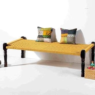 Furniture House by Pooja Solid Wooden Charpai (C-06)