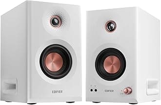 Edifier - MR5 Bluetooth Powered Studio Monitor 2.0 Speakers Hi-Res Audo 110 Watts White