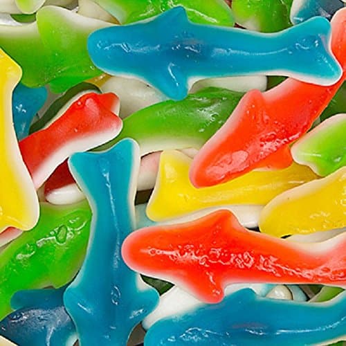 Vidal Gummi Sharks - Assorted Colors (4.4 Pounds)