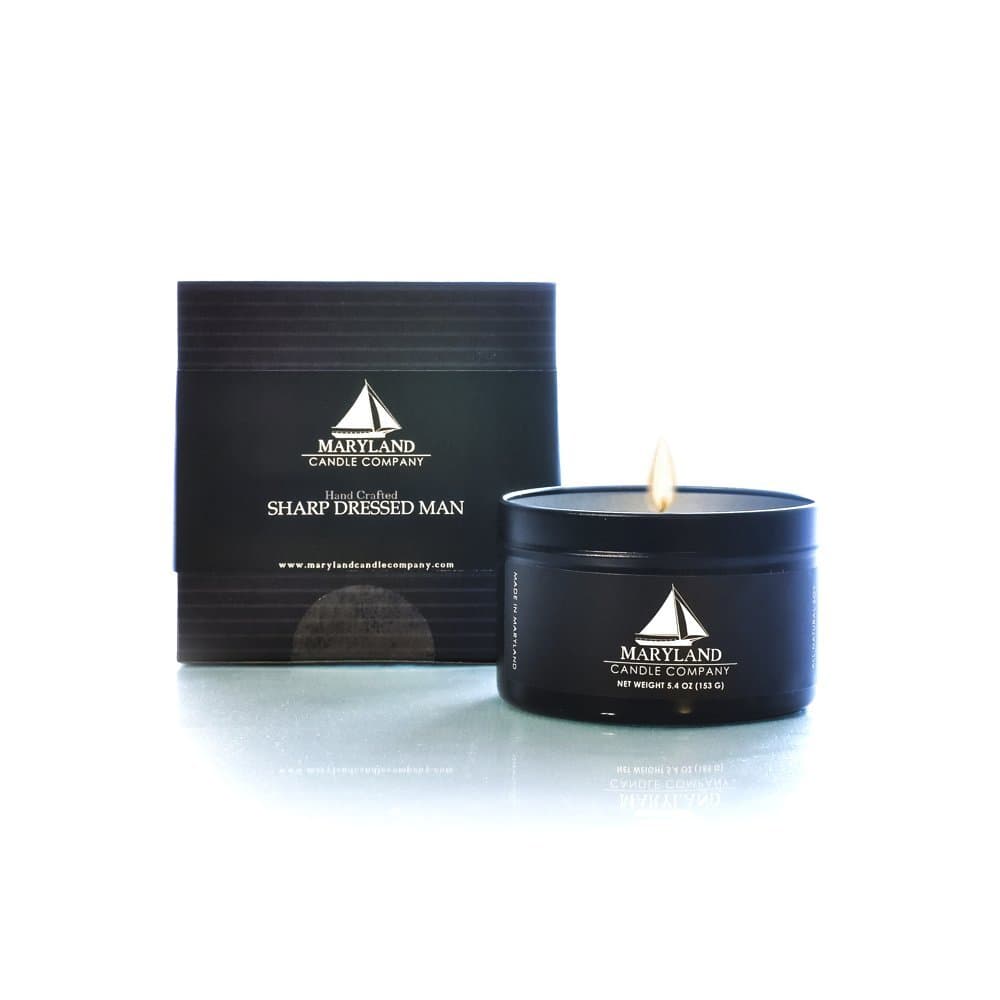 Black Edition Luxury Candle, Sharp Dressed Man - 5.4oz, Natural Soy Wax, Cologne Scented, Men's Candle, Recyclable Materials, Cotton Wicks, Made in USA