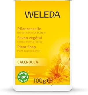 Soap with Calendula, Natural Soap, Sensitive Skin, For Women & Men, Dermatologically Tested, 100% Certified Natural, Organic, Vegan, 100g