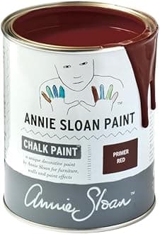 Annie Sloan Chalk Paint® (Primer Red, 1 Litre/33.8 Fl Oz) a unique decorative paint for furniture, cabinets and home décor with no sanding or priming