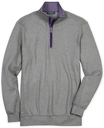 Bobby Jones Men's Leaderboard Pima 1/4 Zip Pullover Golf Jacket