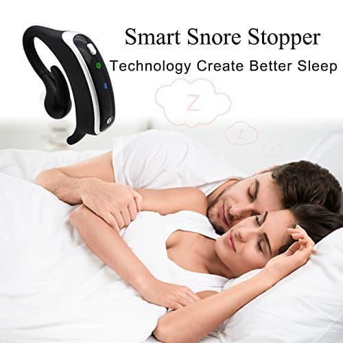 Snore Stopper Stop Snoring Device Bluetooth Headset Earphone Style Anti Snore Device Stop Snoring Aids for Sleeping Aids Snoring Cure