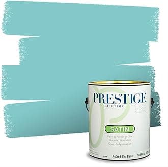 PRESTIGE Interior Paint and Primer in One, Skydive, Satin, 1 Gallon