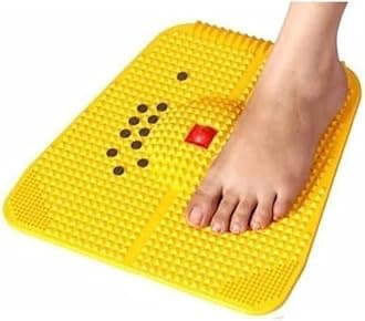 Acupressure Mat for Feet with Magnetic Pyramidal Therapy | Pain Relief, Energy Boost, & Blood Circulation Massager | Foot Massage Mat