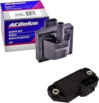 1 OEM Ignition Coil + 1 AD Auto Parts Ignition Control Module For GM Chevrolet Cars & Trucks 95-07 Comptible with 19418996 & 19352931