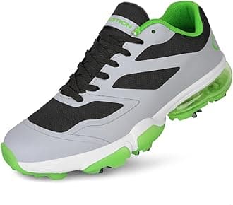 THESTRONNew Men Golf Shoes 8 Spikes Professional Outdoor Golf Sport Sneaker for Men