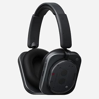 Headphone (1) Hybrid Active Noise Cancelling Headphones, Wireless Over-Ear Headphones with 6 Mics, 80Hrs Playtime, Hi-Res Audio, KEF-Tuned, Spatial Sound, Comfort Fit & Fast Charging Black