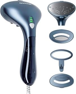 - OWNAIR Steamer for Ironing Clothes - 1800W Handheld Garment Steamer - 24g/min High Steam, Fast Heat-Up in 15s, 110ml Tank, Vertical & Horizontal Steam Iron for Clothes and Fabrics (Handheld-GS:007)