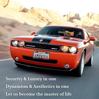 DGDRHZ License Plate for Dodge Premium Carbon Fiber Steel License Plate Holder Compatible All Vehicle License Plate Tag Cover Fit Accessories Included