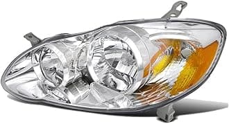 partsbigboss Head Light Lamp Assembly Toyota Corolla (Left Passenger Side)