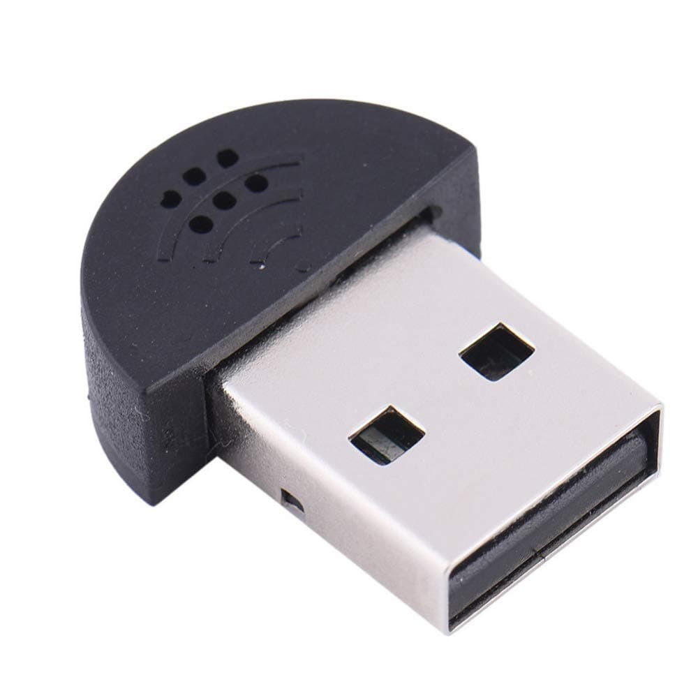 Richera USB 2.0 Mini Microphone Makio Mic for Laptop,Desktop PCs Notebook,MSN,Skype,VOIP,Voice Recognition Software