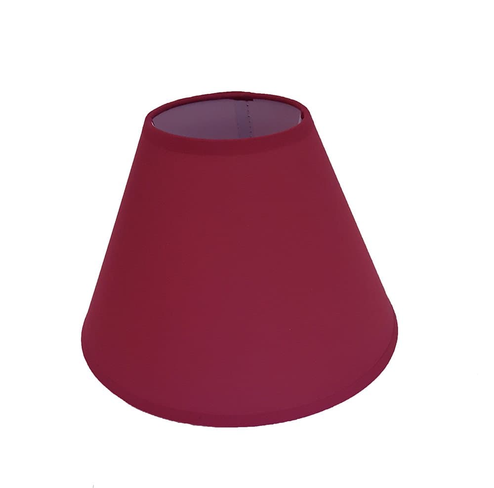 9" Coolie Ceiling Table Lamp Shade Black Cream Lt Blue Lt Green Navy Peach Red - Main Colour: Wine