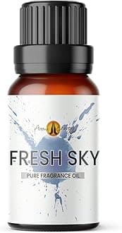 Fresh Sky Fragrance Oil 10ml - for Aromatherapy Wax Melt, Reed Diffuser, Candle Making, Home Made Soap, Bath Bomb, Potpourri, Slime, Oil Burner