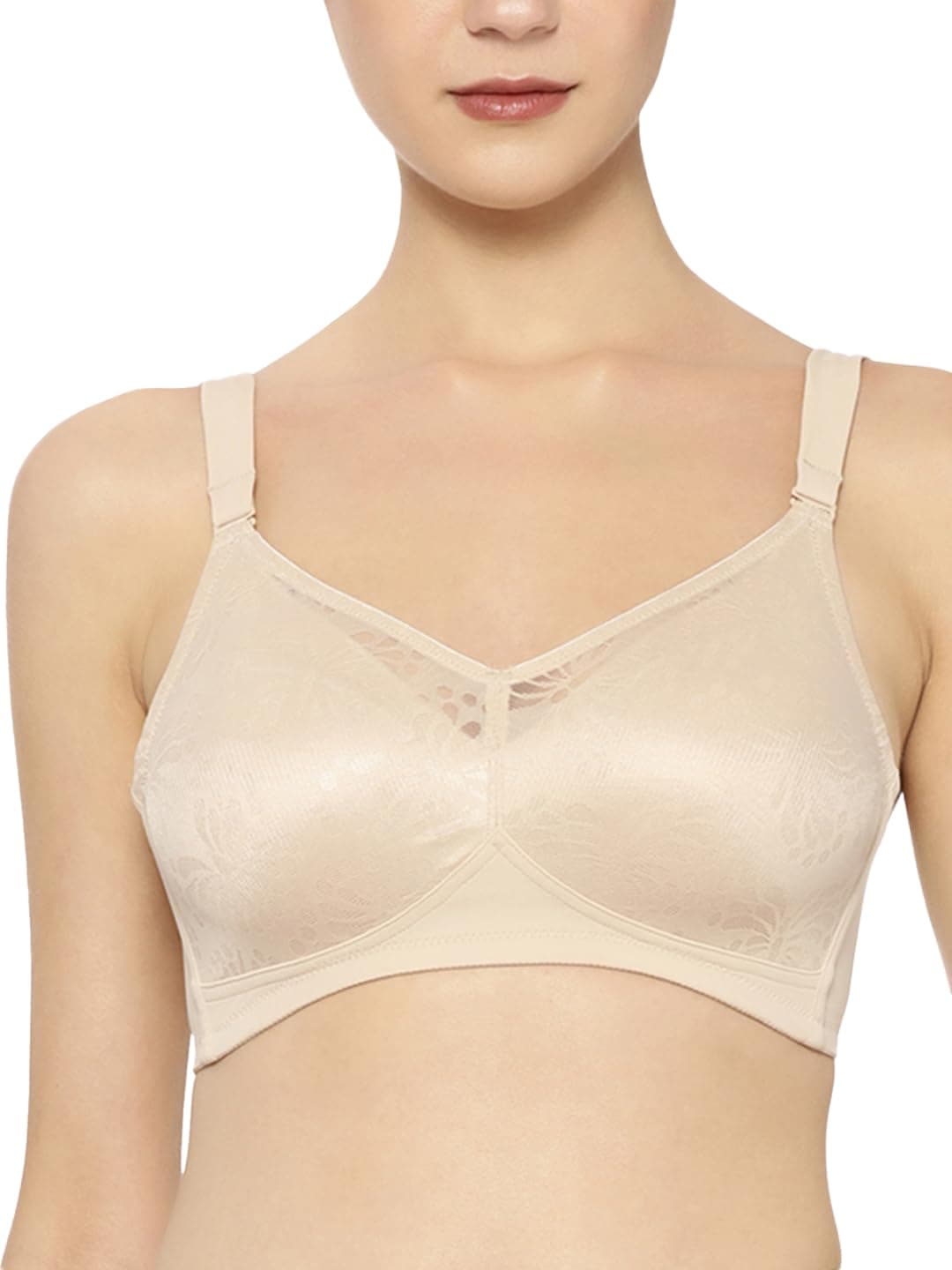 Minimizer Bra for Women | Non Wired Non Padded | Full Coverage | Soft Breathable Fabric | High Support | Comfortable Everyday Bra | Pack of 1