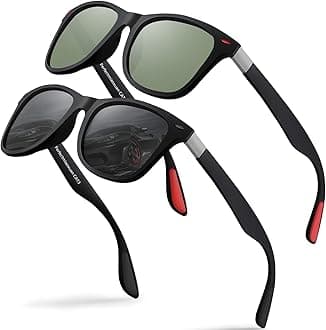 Polarised Sunglasses Mens Women Retro For Summer Travel Holidays Fishing Driving Hiking Ultralight Classic Vintage Sun Glasses UV Protection