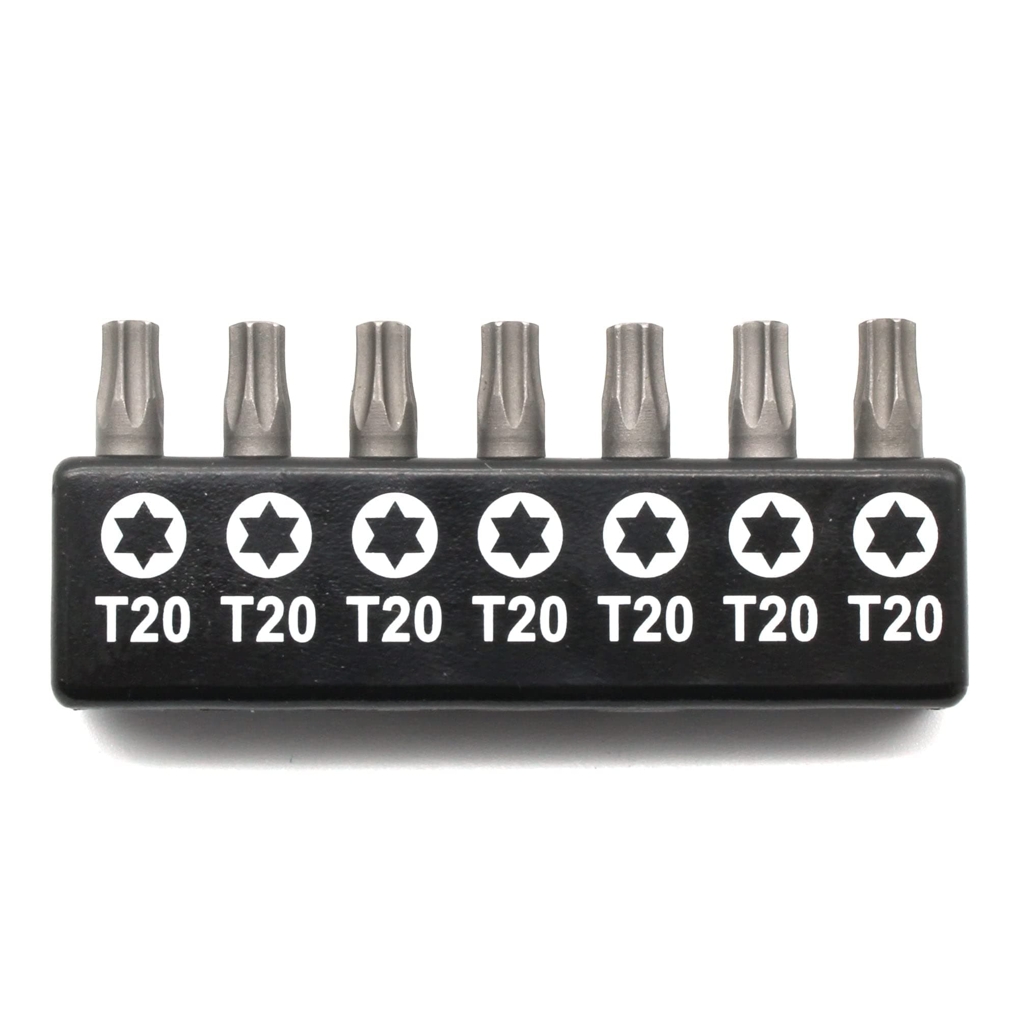 TMAX7pc 1 Inch T20 Torx Bit Set - Quick Change Star Driver Bits for T20 (T-20) Screws and Heads