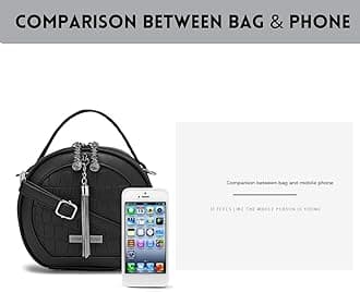 VISMIINTREND Stylish Vegan Leather Round Sling Shoulder Side Bags For Women, Crossbody Bag For Girls, Ladies Purse, Travel Casual, Office, Birthday, Wife, Rakhi Gifts For Sisters - Beige