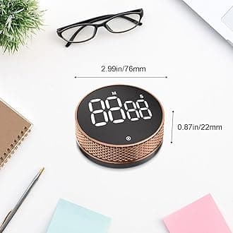 Blue Snail LED Digital Timer, Multifunctional Productivity Timer for Home, Classroom, Gym, Office, Volume & Brightness Adjustable