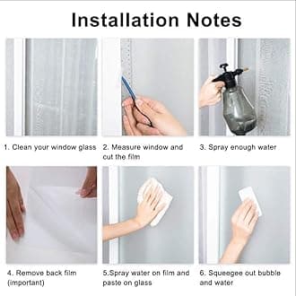 Stained Glass-Church Style Decorative Privacy Window Film Glue Free Static Cling Decals Heat Control Glass Sticker for Home Office W31.5 x H49.2(80x125cm)