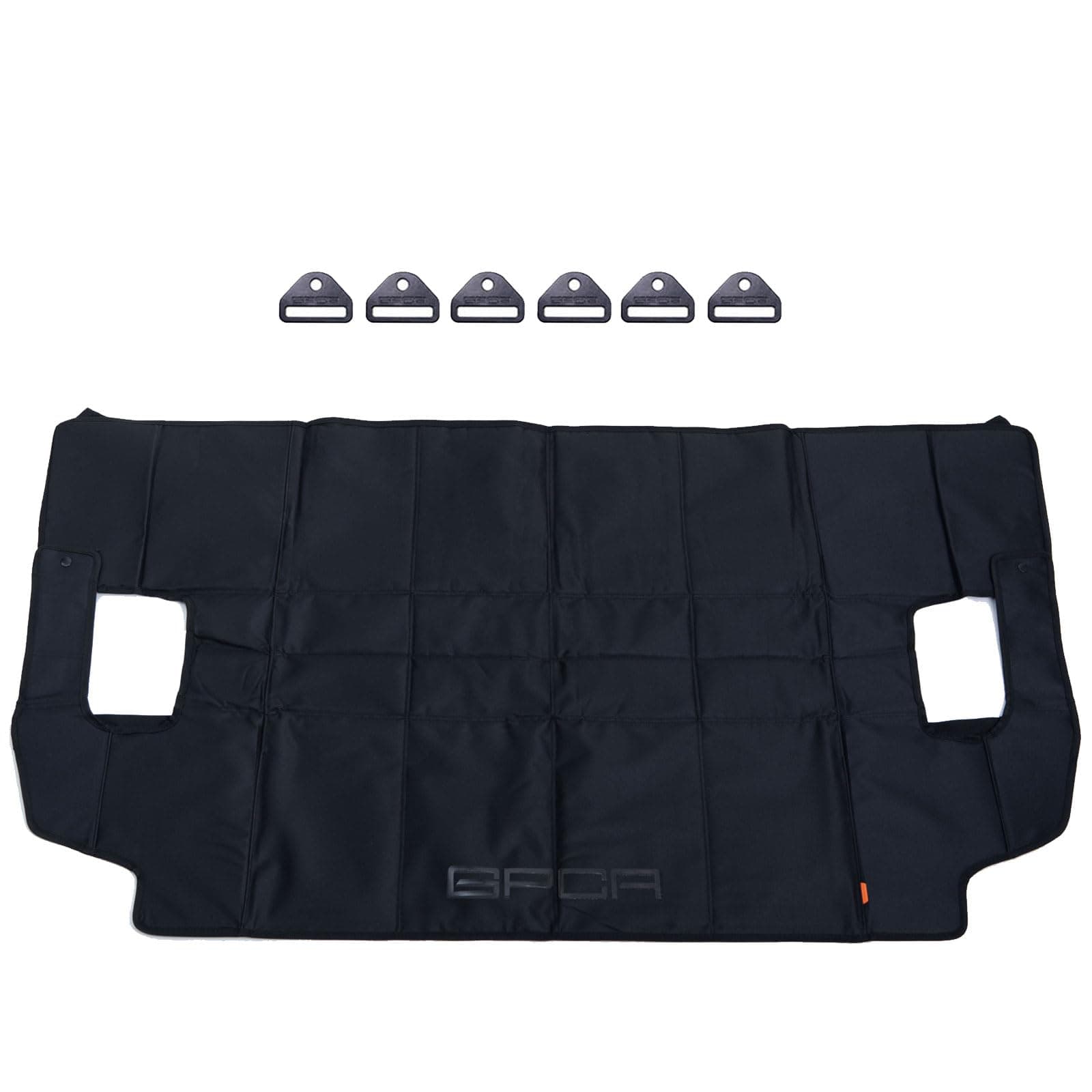 GPCACargo Cover Pro Under Hardtop/Topless Easy-to-Install Cargo Cover Heavy-Duty Accessories for Wrangler JL 2018-Present, Patented Trunk Cover for 4DR Sport Sahara Rubicon & Freedom Unlimited Models