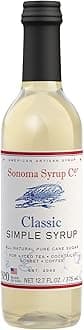 Sonoma Syrup Co. Co Classic Simple 12.7 ounces for Coffee, Cocktails, and Cooking