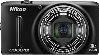 Nikon COOLPIX S9400 18.1 MP 18x Zoom 1080p Digital Camera Factory Refurbished - Black