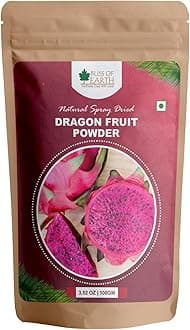 Bliss of Earth Pink Pitaya Powder, Dragon Fruit Powder For Baking & Drinks, Rich in Antioxidants, Ideal for Smoothies, Baking, and Health Drinks, 100gm