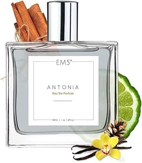 EM5 Antonia Perfume for Men | Woody Earthy Spicy | Eau de Parfum | Strong and Long Lasting Spray | Luxury Gift for Him