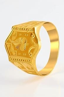 P.C. Chandra Jewellers 22k (916) Yellow Gold Ring for Men - 3.68 Grams