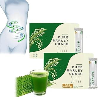 Naveta Barley Grass Powder 100% Pure & Organic, Barley Grass Powder Organic, Naveta Organic Barley Grass Powder for Weight, Naveta Barley Grass Powder Organic, Fast Work in 2 Weeks (2box)