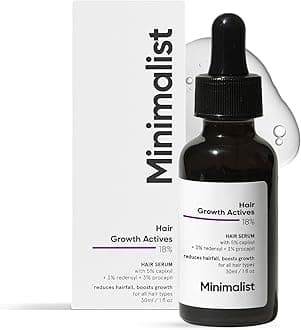 Minimalist 18% Hair Density Serum | With Procapil, Capixyl, Redensyl, Anagain & Baicapil For Hair Fall Control & Hair Growth in Men & Women | 30 ml