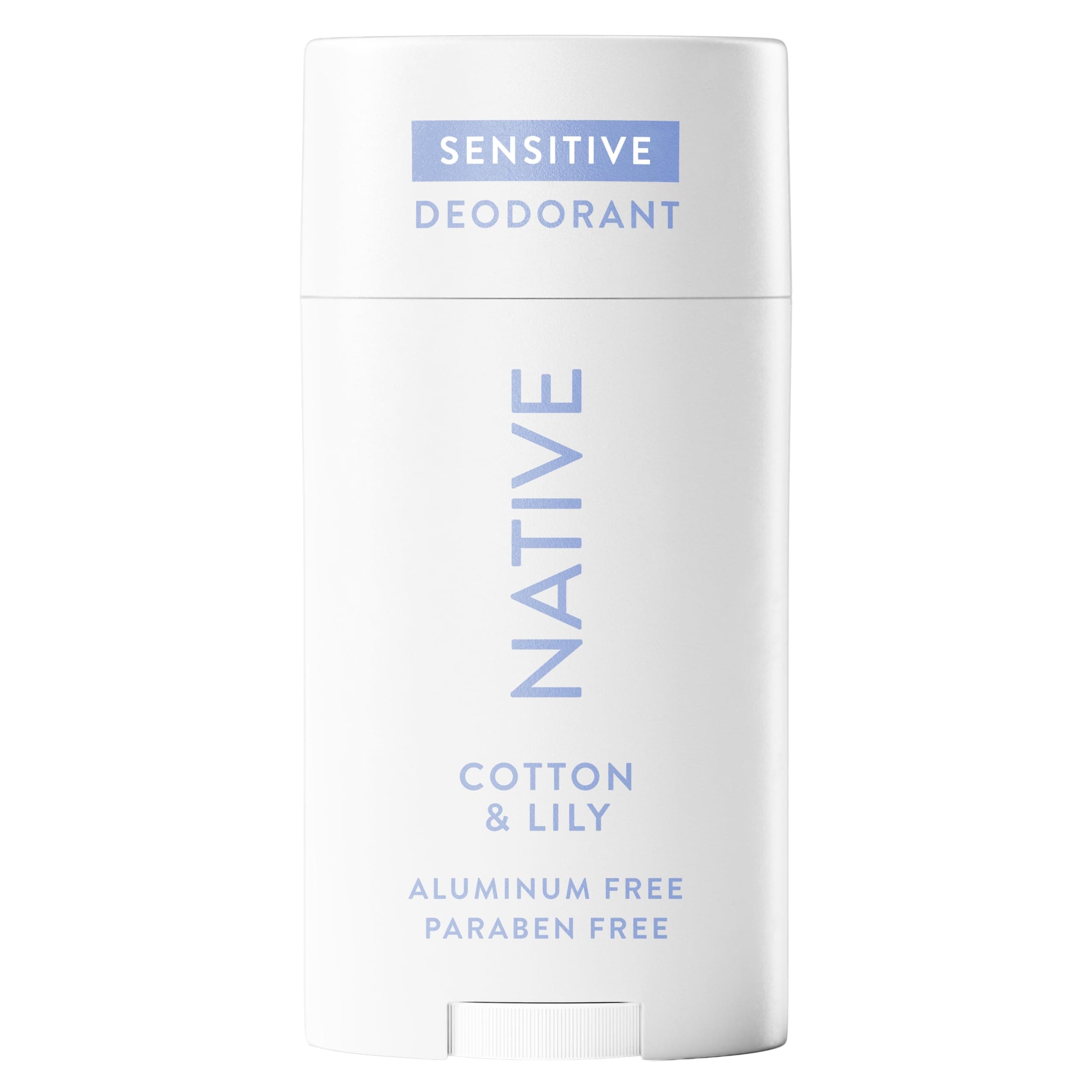 Native Sensitive Deodorant Contains Naturally Derived Ingredients, 72 Hour Odor Control | Deodorant for Women & Men, Aluminum Free with Baking Soda, Coconut Oil and Shea Butter, Cotton & Lily