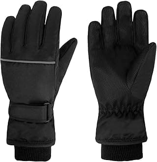 TRIWONDER Kids Ski Snow Gloves Water-Resistance Windproof Winter Cold Weather Gloves for Boys Girls Warm Thermal Snowboard Mittens