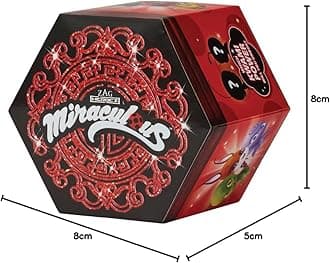 Bandai Miraculous Ladybug And Cat Noir Surprise Box With Figurine |Kwami Toy Inside | Mystery Kwami Toys Collect Them All | Blind Box Miraculous Kwami Figure With Jewel