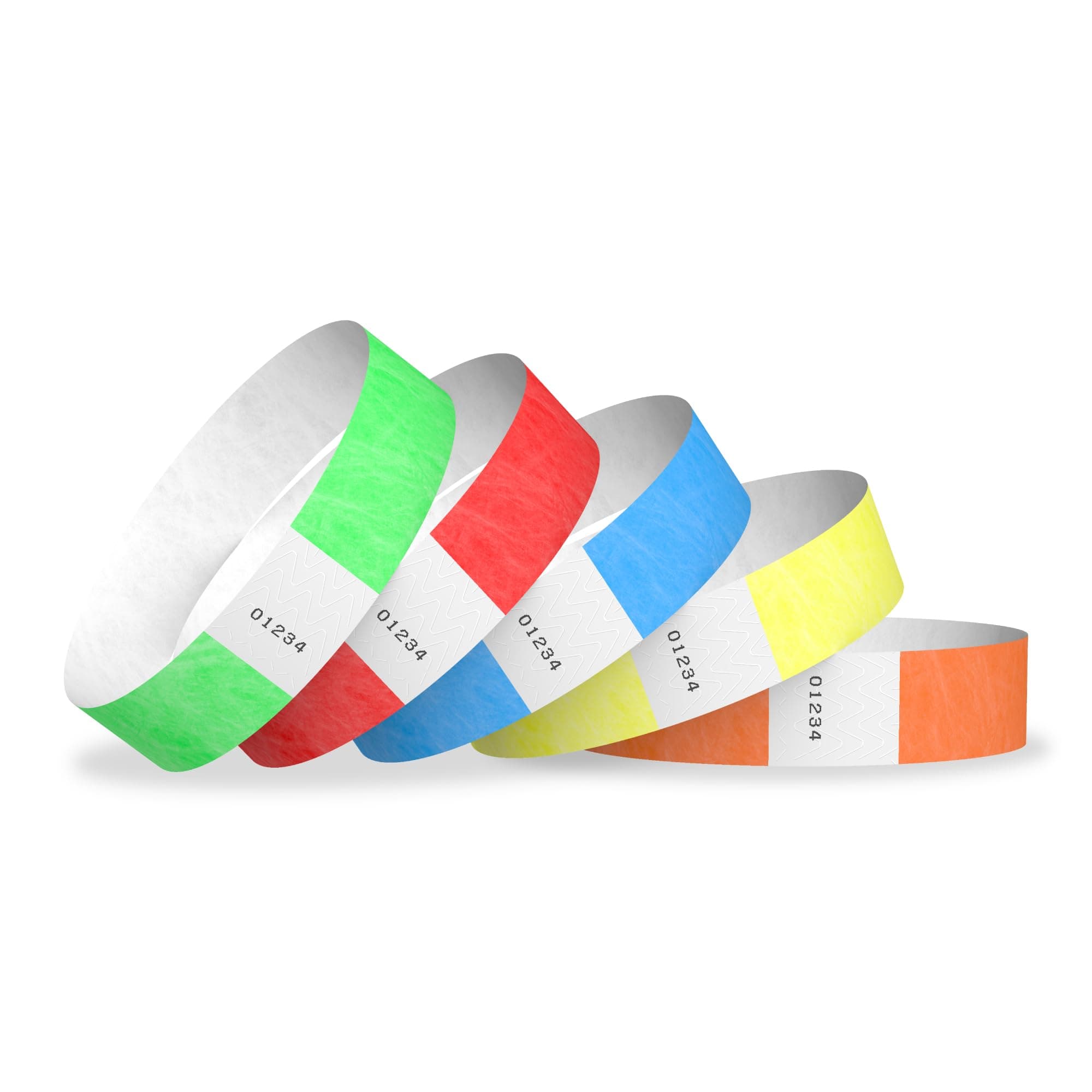 WristCo Variety Pack 3/4" Tyvek Wristbands