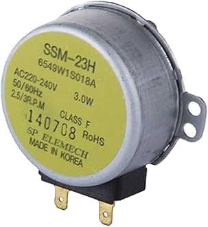 SPARES2GO SSM-23H Type Glass Turntable Plate Motor (3.0 watts) for LG Microwave Oven