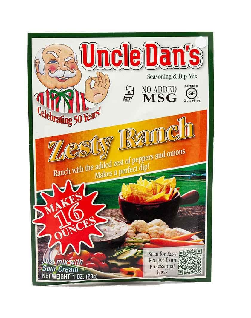Uncle Dan's Zesty Ranch | Singles Packet – 1 oz (Pack of 1)