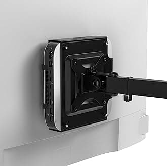 HumanCentric Dual VESA Sleeve Mount Compatible With Mac Mini, Custom Adapter Mounts Behind Monitor With an Arm, 75mm x 75mm and 100mm x 100mm patterns, Does Not Work with 2024 M4 Mac Mini