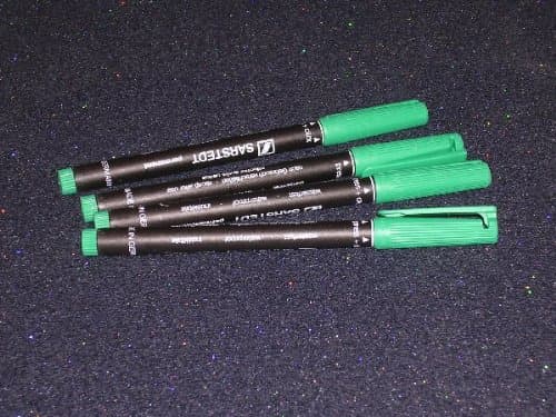 Sarstedt Markers - Green (10 per Pack)
